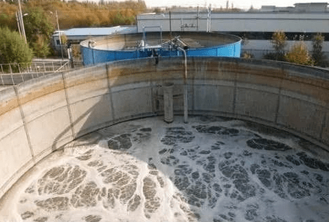 （圖：曝氣池污水泡沫）