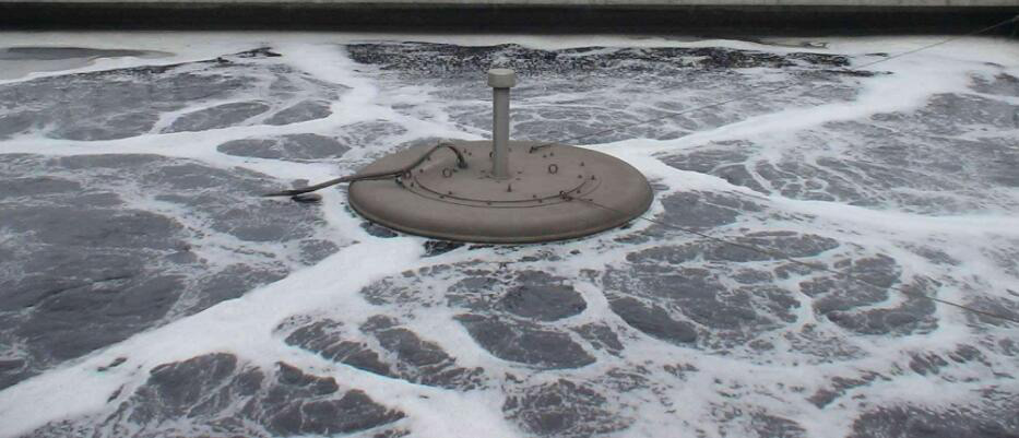 （圖：污水處理泡沫池）